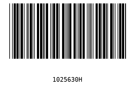 Barcode 1025630
