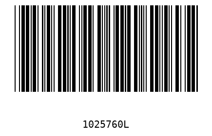 Barcode 1025760