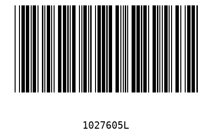 Barcode 1027605