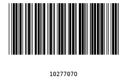 Barcode 1027707