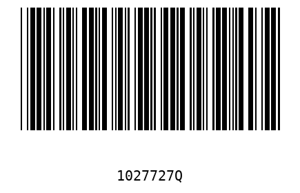 Barcode 1027727