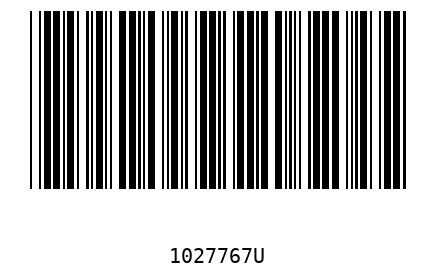 Barcode 1027767