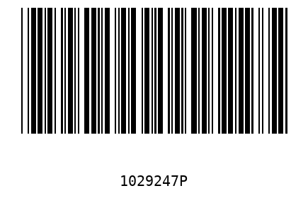 Barcode 1029247
