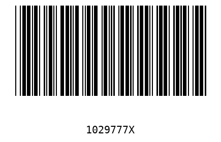 Barcode 1029777