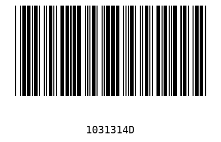 Barcode 1031314