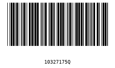 Barcode 10327175