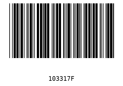 Barcode 103317