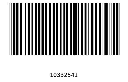 Barcode 1033254