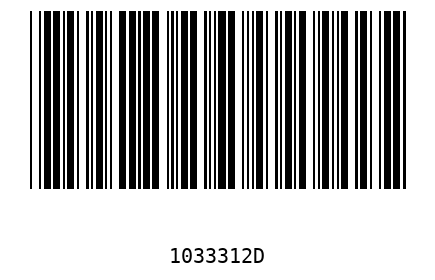 Barcode 1033312
