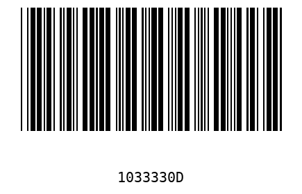 Barcode 1033330