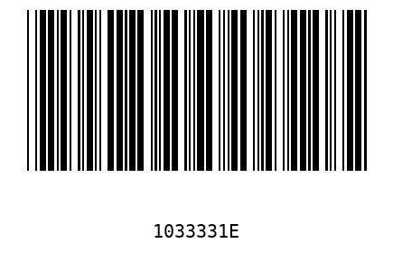 Barcode 1033331