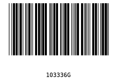 Barcode 103336