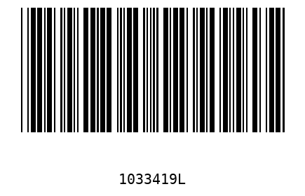 Barcode 1033419