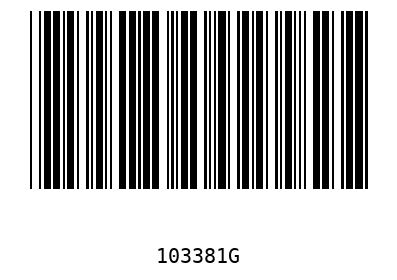 Barcode 103381
