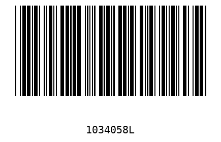 Barcode 1034058