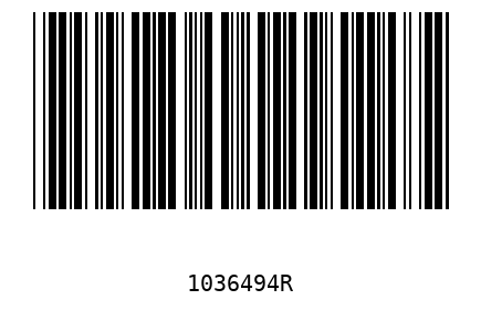 Bar code 1036494