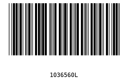 Barcode 1036560