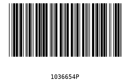 Barcode 1036654