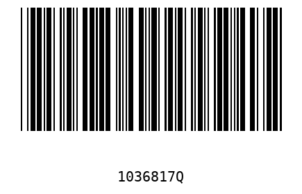 Barcode 1036817