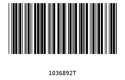 Barcode 1036892