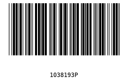 Barcode 1038193