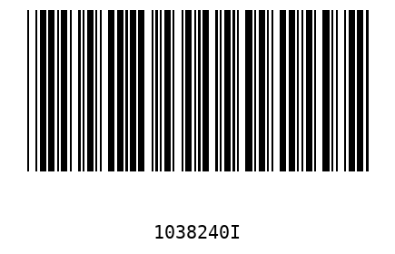 Barcode 1038240