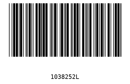 Barcode 1038252