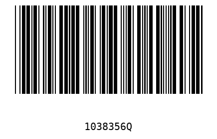 Barcode 1038356