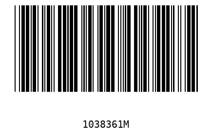 Barra Código 1038361