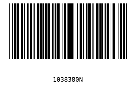 Barra Código 1038380
