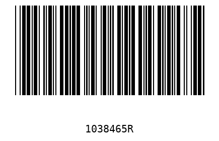 Barcode 1038465