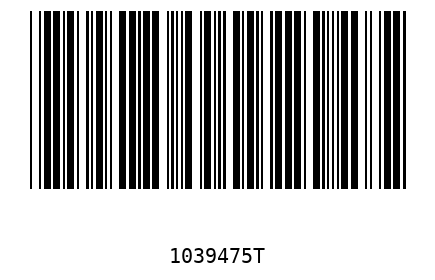 Barcode 1039475