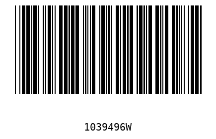 Barcode 1039496