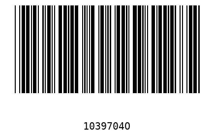 Barcode 1039704