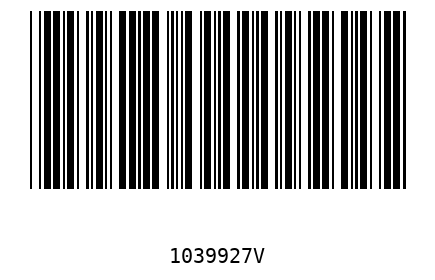 Barcode 1039927