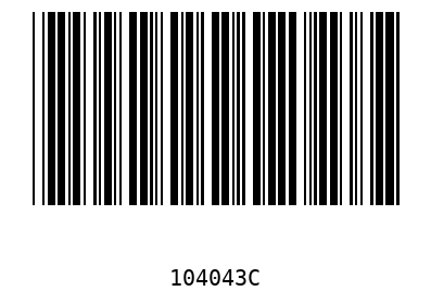 Barcode 104043