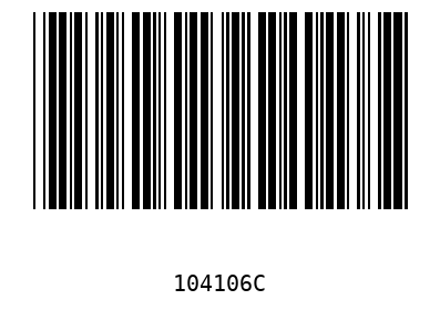 Barcode 104106