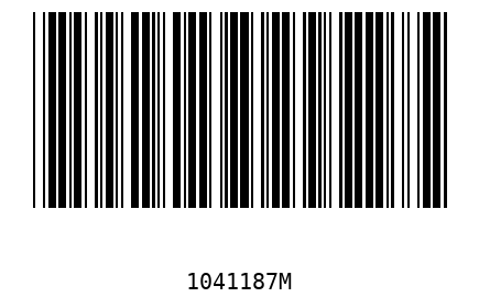 Barcode 1041187