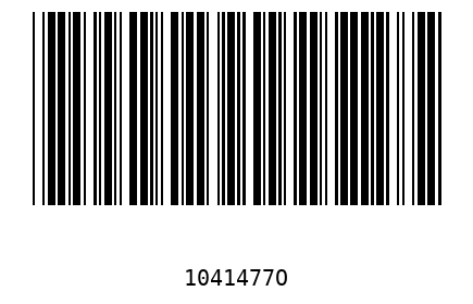 Barcode 1041477