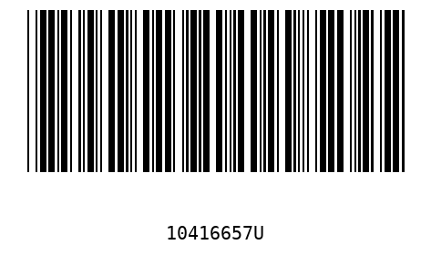 Bar code 10416657