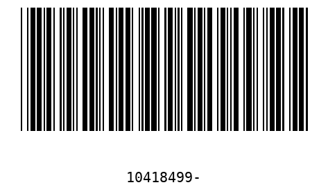 Barcode 10418499
