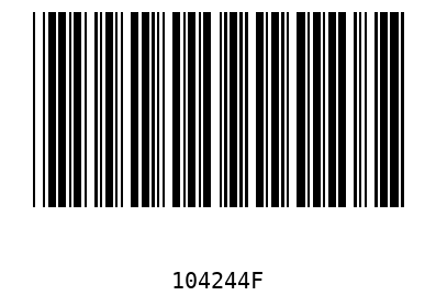 Barcode 104244