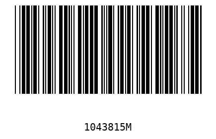 Barcode 1043815