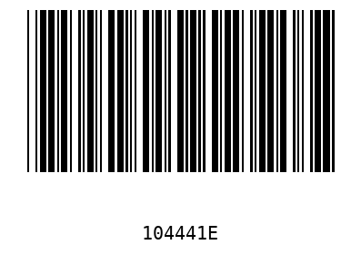 Barcode 104441