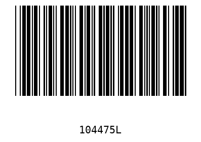 Barcode 104475