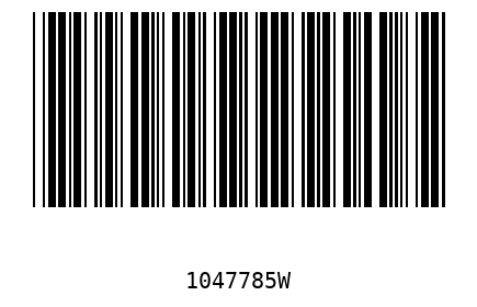 Barcode 1047785