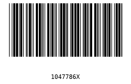 Barcode 1047786