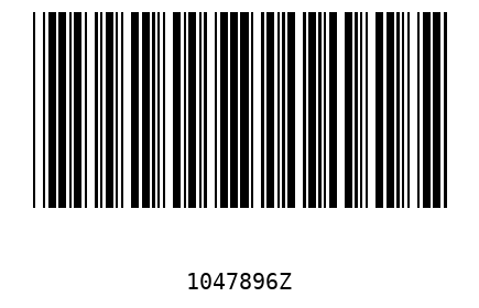 Barcode 1047896