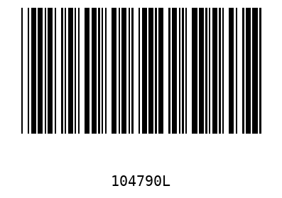 Barcode 104790