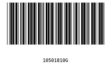 Barcode 10501810
